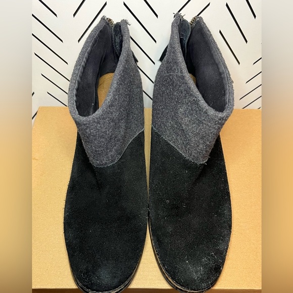 Toms Leila Ankle Boots / Black & Gray - Picture 12 of 15